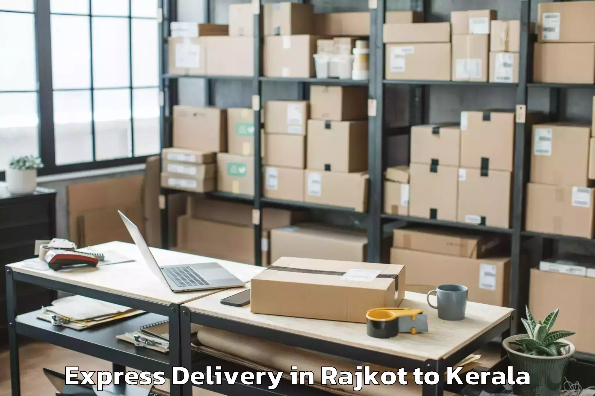 Efficient Rajkot to Kalady Express Delivery